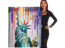 MCW Ölgemälde Freiheitsstatue Handgemalt