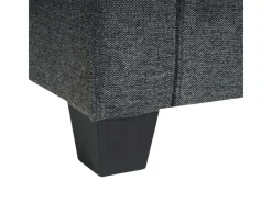 MCW Sofas^Modular 3-Sitzer Sofa Couch Moncalieri -Grau ohne Armlehnen