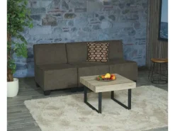 MCW Modular 3-Sitzer Sofa Couch Moncalieri ohne Armlehnen