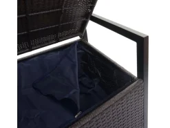 MCW Sitzbänke^Poly-Rattan 3er Sitzbank F39 Kissen