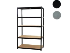 MCW Schwerlastregal E33 Schwarz 200x120x60cm