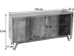 MCW Möbelserien^Sideboard L96 72x146x43cm