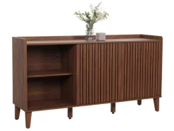MCW Sideboard M48 -Optik Schubladen Dunkelgrau