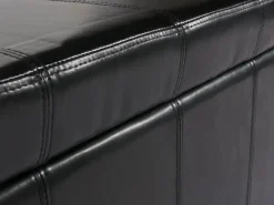 MCW Sitzbank mit Aufbewahrung Arezzo LEDER 112x45x45cm