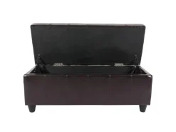 MCW Aufbewahrung^Sitzbank mit Aufbewahrung Arezzo LEDER 112x45x45cm