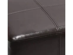 MCW Sitzhocker Carrara Braun 36x36x36cm