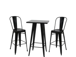 MCW Möbelserien^Stehtisch-Set A73 Metall 3-teilig