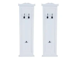 MCW Garderoben^Wandgarderobe H33 2er-Set Lackiert