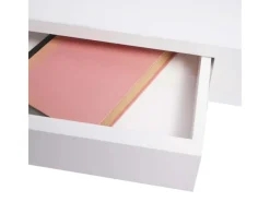 MCW Vasen|Schweberegale^Wandregal H37 Schublade 8x80x25cm Weiß