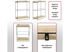 MCW Büroregale^Wandregal K77 50x35x17cm
