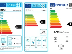 Weißlacke^Menke Küchenzeile White Premium 300 cm Lack Weiß Hochglanz-Asteiche Nachbildung