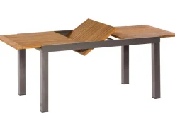 Merxx Sessel^Gartenmöbel-Set Santorin 7-teilig Stapelsessel & Ausziehtisch