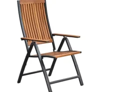 Merxx Sessel^Gartensessel Athos Klappsessel Aluminium/Akazie