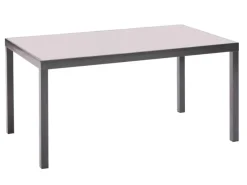 Merxx Sessel^Taviano Set 5-tlg. 4 Klappsessel Gartentisch 150 x 90 cm Grau