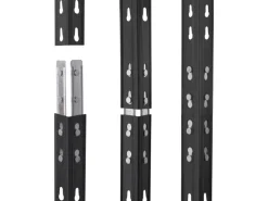 AR Shelving Metall-Eck-Schwerlast-Steckregal Rivet Anthrazit 180 cm x 90 cm x 45 cm x 65 cm