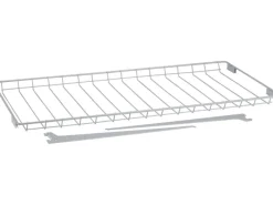 Regal Weiß^Metall-Flaschenregal 80 cm x 40 cm Weiß-Alu