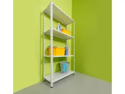 Schwerlastregal|Metallregale^Metall-Schraubregal Pulverbeschichtet 150 cm x 75 cm x 30 cm