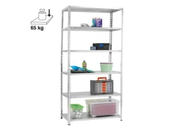 OBI Kellerregale|Metallregale^Metall-Schraubregal SR 100/65 Verzinkt 200 cm x 100 cm x 50 cm