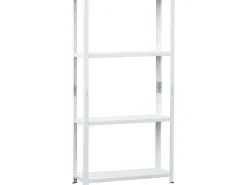 Schwerlastregal|Metallregale^Metall-Steckregal MEDIUM Pulverbeschichtet 150 cm x 75 cm x 30 cm