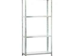 Schwerlastregal|Metallregale^Metall-Steckregal MEDIUM Verzinkt 150 cm x 75 cm x 30 cm