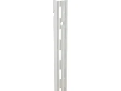 Wandregale|Regal Weiß^Metall-Wandschiene 2-reihig 200 cm Weiß