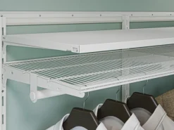 Wandregale|Regal Weiß^Metall-Winkelträger 1-reihig 30 cm Weiß