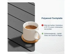 MeXo Gartenmöbel Set aus Aluminium Loungeset für 5 Personen