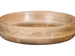 Mica Decorations Vasen^Schale Tomar Hellbraun 6 Ø 26 cm