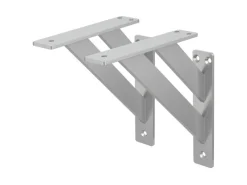 ML-Design 2 Stück Regalhalterung 18x18cm Aluminium Schwebende Regalwinkel