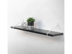 ML-Design Schweberegale^4 Stück Regalhalterung 220 mm aus Stahl Haarnadel Schwebe Hairpin