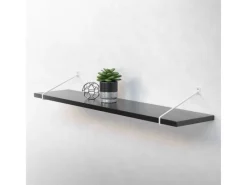 ML-Design Schweberegale^4 Stück Regalhalterung 265 mm aus Stahl Haarnadel Schwebe