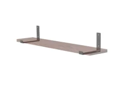 ML-Design Metallregale|Bücherregale^2 Stück Regalhalterung 20x4x14 cm aus Metall 8 Zoll L-Form