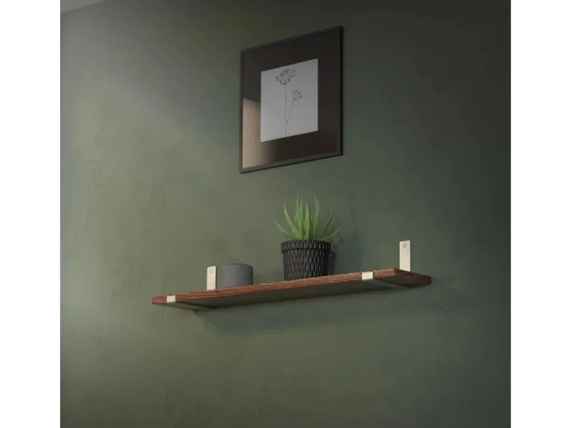 ML-Design Metallregale|Bücherregale^2 Stück Regalhalterung 20x4x14 cm aus Metall 8 Zoll L-Form