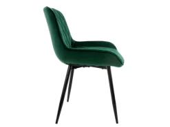 ML-Design 6Er Set Esszimmerstühle Esszimmerstuhl mit Rücken Armlehnen Dunkelgrün