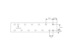 ML-Design Sitzbänke^2Er Set Tischkufen 80GRAD Neigung 40 x 43 cm Industrial 8x2 cm