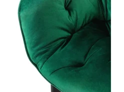 ML-Design Esszimmerstühle 4Er Set Dunkelgrün Küchenstuhl mit Dickem Samtstoff