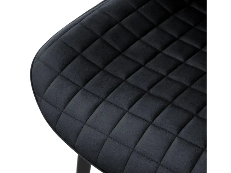 ML-Design Esszimmerstühle 6Er Set Sitzfläche aus Samt mit Rückenlehne