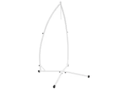 ML-Design Sessel^Hängesesselgestell Weiß 208 cm Belastung bis 120 kg Stahlrohr