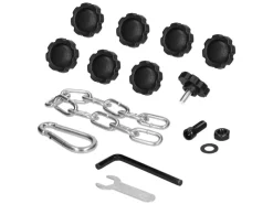 ML-Design Sessel^Hängesesselgestell Weiß 208 cm Belastung bis 120 kg Stahlrohr