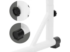 ML-Design Sessel^Hängesesselgestell Weiß 208 cm Belastung bis 120 kg Stahlrohr