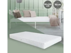 ML-Design Matratze 90 x 200 x 16 cm Orthopädische 7-Zonen Kaltschaummatratze