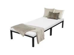 ML-Design Betten^Metallbett 90x200cm auf Stahlrahmen mit Lattenrost Bettgestell