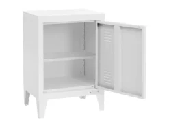 ML-Design Tische^Nachttisch in 40x30x58 cm aus Stahl Industriedesign