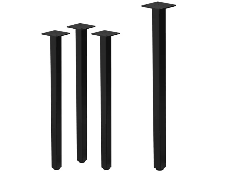 ML-Design Tische^Tischbeine 4Er Set I-Design H72 cm Stahl 4x4 cm