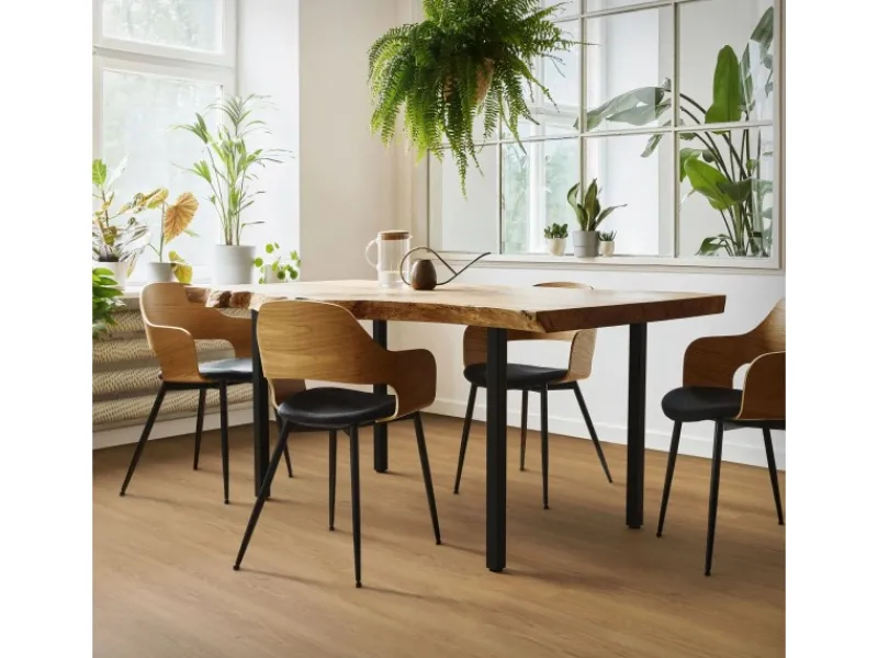 ML-Design Tische^Tischbeine 4Er Set I-Design H72 cm Stahl 4x4 cm