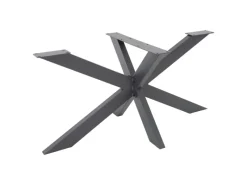 ML-Design Tische^Tischgestell Spider 78x71x120 cm Anthrazit Kreuzgestell Kreuz X-Design