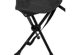 Mojawo 3-Bein Dreibeinhocker Campinghocker Anglerhocker Tragegurt schwarz