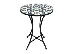Mojawo Mosaik Mosaiktisch Gartentisch Bistrotisch Tisch 60 x 70 cm
