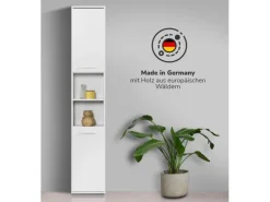 mokebo Regal Weiß^Bad Hochschrank Der Kapitän Badezimmerschrank in 180x33x34 HxBxT in cm in 2