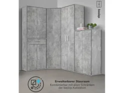 mokebo Eckregale^Eckschrank in Der Lange Schrank Aufbewahrungsschrank oder Mehrzweckschrank